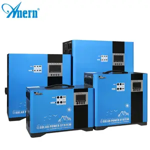 Anern 500w portable solar generator system for home lighting