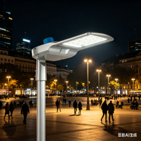CHZ Nouvelle Arrivée Lampe de Jardin LED avec Détecteur de Mouvement en Alliage d'Aluminium