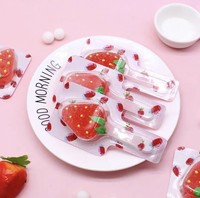Confiserie Bonbons Offre Spéciale En Forme De Fraise Doux Bonbons Gommeux Sucette Usine personnalisé en gros
