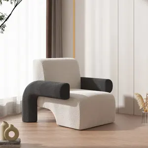 Современная гостиничная мебель, тканевое кресло для гостиной с деревянной ножкой, с высокой спинкой, дизайнерское кресло с акцентом