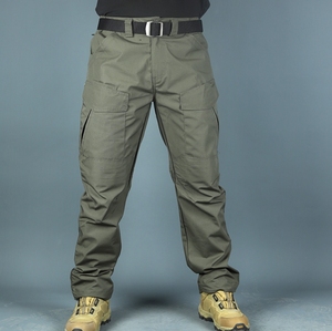 Pantalon tactique multi-poches de grande taille pour agents de sécurité urbains, noir, kaki, vert, coyote brun, DFP0308 - Product Image 5