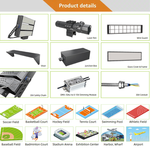 5 Five Years Warranty ZGSM Led Gym Stadium <strong>Light</strong> High-power Floodlight 1000w High Mast Playground Flood Sport <strong>Lights</strong> - Product Image 6