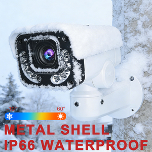 Caméra IP PTZ OEM 6MP avec audio PoE, vision nocturne couleur, détection de mouvement IA, zoom optique 5x, caméra de surveillance extérieure de type bullet - Product Image 4