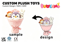 Peluche OEM de haute qualité en tissu doux pour enfants, idéale comme cadeau promotionnel d'entreprise
