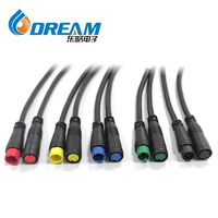 Connecteur de câble étanche mini mâle et femelle DREAM M8 en PVC, 2, 3, 4, 5, 6 broches, IP65
