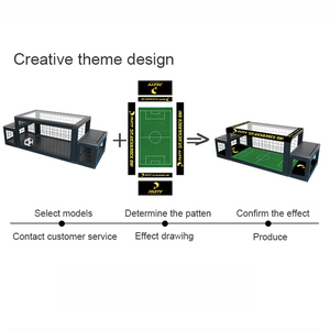 素晴らしいファッションフットボールゲーム テーブルの下で 室内エンターテイメント 座って遊ぶフットボール サブテーブル - Product Image 6