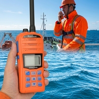 Radio VHF de survie GMDSS RS-35M récente avec batterie lithium jetable 1500 mAh pour bateau de sauvetage et radeau de sauvetage
