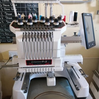 Machine à broder informatisée Brother PR1050X à tête unique, 10 aiguilles, machine à broder industrielle automatique