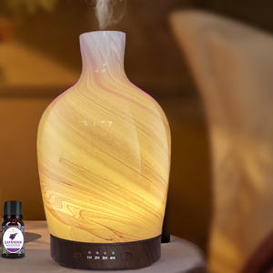 <span class=keywords><strong>Diffuseur</strong></span> d'huiles essentielles électrique ultrasonique en verre 3D avec télécommande, 7 couleurs LED, aromathérapie, humidificateur, usage domestique, 120 ml - Product Image 1