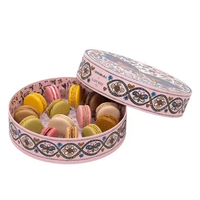 Anpassbare Starre Karton-Schachtel für Süßigkeiten und Schokolade mit Unterteilungen für Macarons, Cupcakes & Bonbons Verpackung Geprägt & UV-Beschichtet