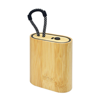 Nouvel arrivage : Enceinte Bluetooth sans fil mini en bambou avec corde de suspension pour le cyclisme en extérieur