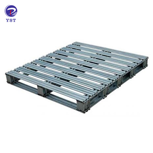 भारी शुल्क रसद गोदाम परिवहन जस्ती धातु स्टील पैलेट - Product Image 3