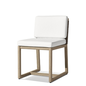 Ensemble de tables et chaises de salle à manger d'extérieur de luxe, modernes, en rotin et teck, imperméables, pour hôtels, villas, fermes et jardins - Product Image 2