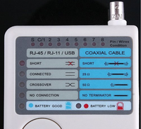 Testeur de câble réseau téléphonique 4 en 1 RJ11 RJ45 USB BNC LAN