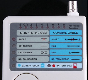 Thiết Bị Kiểm Tra Cáp Điện Thoại 4 Trong 1 Từ Xa RJ11 RJ45 USB BNC <span class=keywords><strong>LAN</strong></span> - Product Image 4