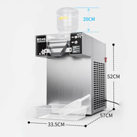 60KG 120KG 110V 220V Bingsu Rasé Machine Électrique Cône De Neige Machine À Glace Rasoir Rasé Flocon De Neige Machine