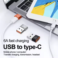 Usine en gros USB vers type-c 3.1 chargeur femelle à mâle câble de données PD 6A adaptateur Mobile convertisseur de Port USB-C pour iPhone