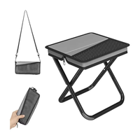Tabouret pliant compact, style sac à dos portable, chaise miniature légère pour le camping, les voyages, la pêche et les activités de plein air