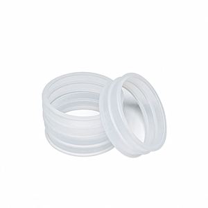 Customized Size and Shape Food-Grade Silicone Gasket 0.5 mm <b>Thickness</b> Transparent Rubber Sealing <b>Ring</b> - Product Image 2