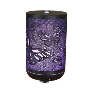 Diffuseur d'arômes en fer 350 ml, humidificateur d'huiles essentielles avec lumière LED pour chambre, bureau, hôtel - Product Image 1