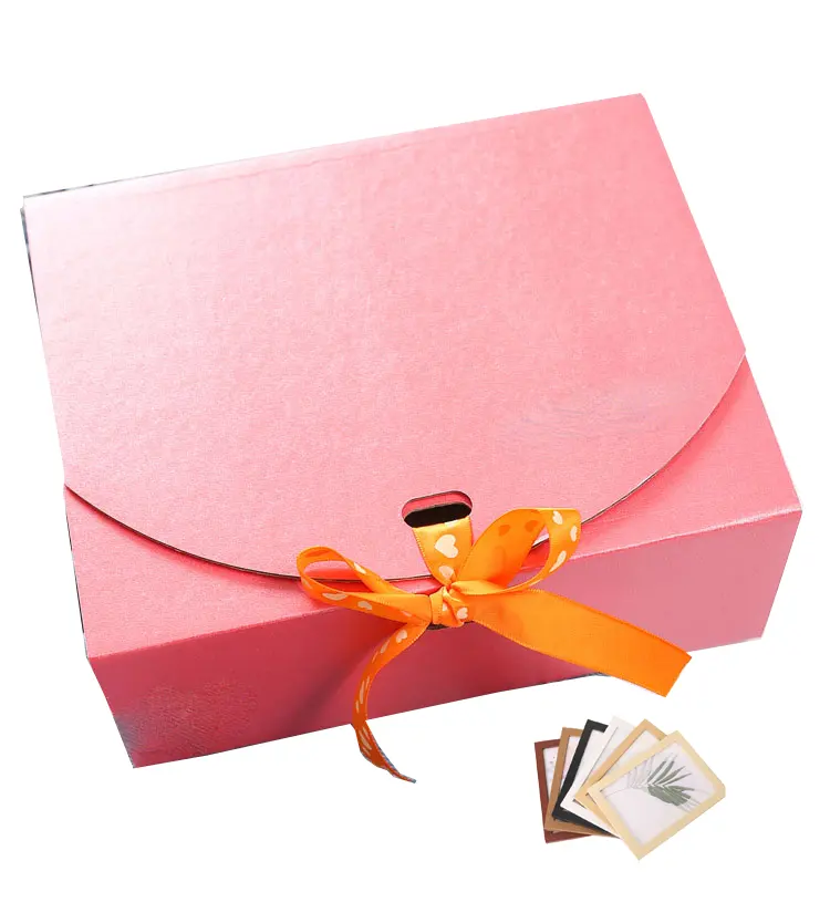 Boîte en carton boîtes d'emballage pliantes avec ruban tapis de souris stockage de cadeaux petits paquets boîtes gravées