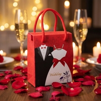 Boîte d'invitation de mariage fantaisie avec poignée pour logo de bonbons impression emballage de mariage de luxe sac cadeau en papier boîtes rigides