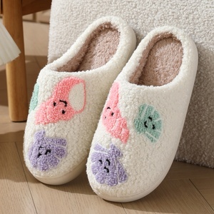 Custom Private Label Indoor/Outdoor Soft Winter Plush for <b>Slippers</b> New Fruit Design With Feature Home Logo Quick Reply - Product Image 1