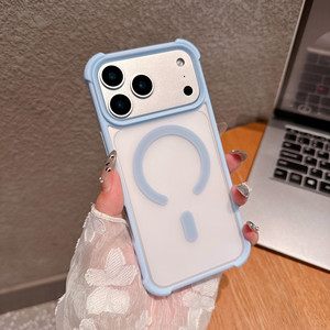 Coque pour iPhone 17 Pro Max, nouveau modèle avec airbag aux quatre coins, fixation magnétique, grande fenêtre, protection antichoc - Product Image 5