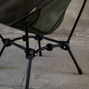 Customized Aluminum Folding Camp Chairs <b>Light</b> Weight Beach <b>Lounge</b> Moon Camping Chair for Outdoor Use - Product Image 4