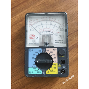 Multímetro Analógico KYORITSU Modelo 1110 Usado - Product Image 1
