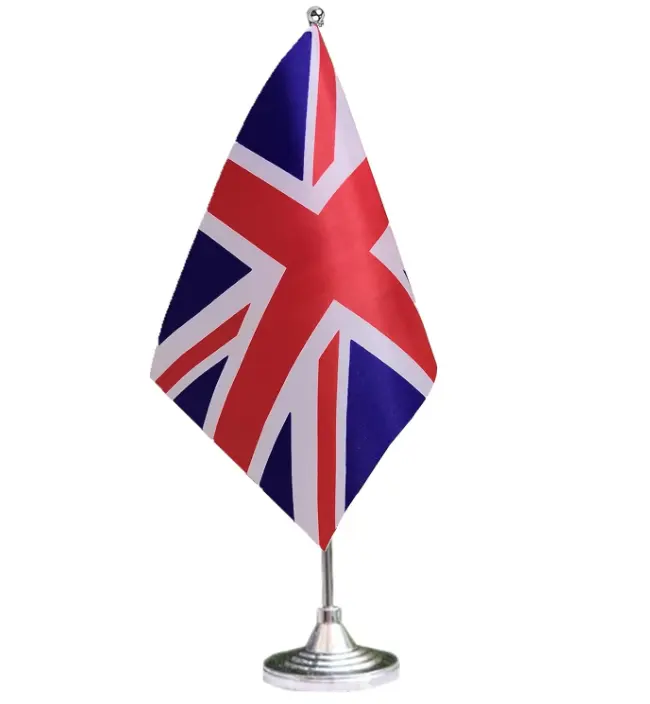 Hot sale custom desk flag United Kingdom Table Flag Festival Events Celebration Home Decoration