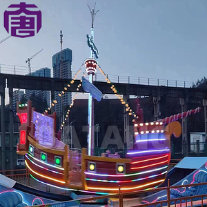 Barco Pirata con Luces LED Multicolor a Prueba de Agua para Parques de Atracciones, Equipo de Diversión en Venta - Product Image 2