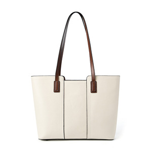Nouveaux sacs à main pour femmes de haute qualité, sacs à bandoulière simples, sacs fourre-tout en cuir véritable de grande capacité pour femmes - Product Image 6