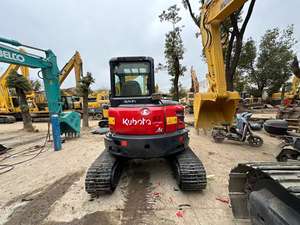 Excavatrice sur chenilles KX135 de 3 tonnes de marque supérieure avec moteur KUBOTA, vérin hydraulique Eaton, application de construction, bon état - Product Image 6