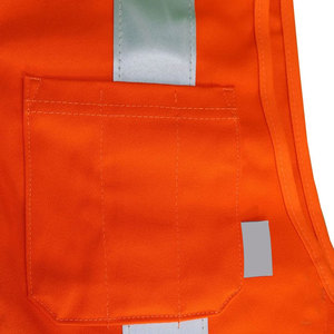Chaleco de Seguridad Reflectante de Alta Visibilidad, Impermeable, Hecho de Malla de Poliéster, para Trabajos de Construcción, ANSI Clase 1 EN ISO 20471 - Product Image 6