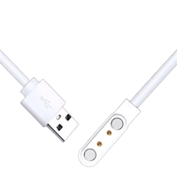 Vente chaude USB 2.0 AM 2 broches montre intelligente magnétique câble de charge rapide 3A charge rapide veste en PVC pour écouteurs