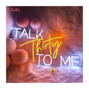 Winbo dropshipping tùy chỉnh <span class=keywords><strong>LED</strong></span> ánh sáng Neon dấu hiệu phòng trang trí nội thất miễn phí thiết kế nói chuyện ba mươi với tôi dấu hiệu Neon biểu tượng tùy chỉnh dấu hiệu <span class=keywords><strong>LED</strong></span> - Product Image 6