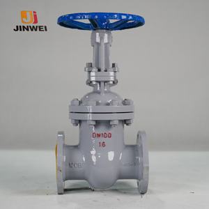 औद्योगिक wcb फ्लैंज मैनुअल उच्च तापमान गेट वाल्व के साथ बेस मीडिया dn100 jinwei - Product Image 1
