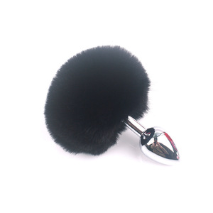 Set di Plug Anali in Metallo a Coda di Coniglio per Donne <span class=keywords><strong>e</strong></span> Uomini, Giocattoli Sessuali per Uso Anale - Product Image 6