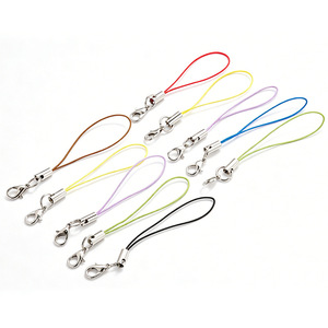 สายคล้องโทรศัพท์ โพลีเอสเตอร์ หัวเข็มขัดโลหะ 10 สี สายคล้องมือถือ - Product Image 1