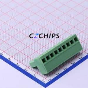 XY2500F-A-5.0-9P Plug-in Terminal Block P=5mm Connector ( Connector Type: Plug )( Construction: 1x9P )( Pitch: 5mm ) - Product Image 2