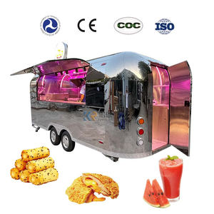Chariot de nourriture de rue 2025, Remorque mobile à glace pilée, Camions de restauration, Remorque bar mobile, Camion de restauration OEM - Product Image 1