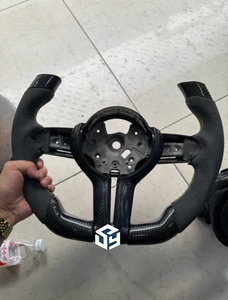 Volante de fibra de carbono negro para BMW 4 m M4 M4 F82m4 M4f82 F82 M4cs M4 F32 F33 F36 420i 428i <span class=keywords><strong>430i</strong></span> 435i 440i - Product Image 3