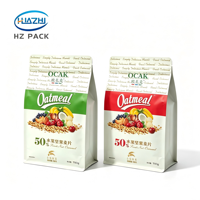 HZ PACK Vierkante Bodem Ritszakje Havermout Gedroogd Fruit Eiwitpoeder Voedsel Snack Melk Vochtbestendige Voedselveilige Verpakking
