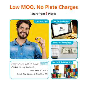 Cubo Mágico 3x3 Personalizado OEM ODM con Impresión UV, Rompecabezas de Plástico ABS <span class=keywords><strong>para</strong></span> la Industria de Seguros, Regalo con Logotipo Personalizado al por Mayor - Product Image 4