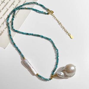 Collier de perles baroques haut de gamme automne-hiver, tempérament élégant de la légende de la phénix, couleur naturelle, nouveau produit - Product Image 5