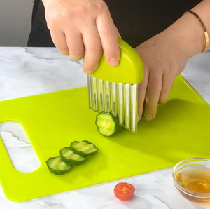 45Pcs Safe Plastic Knives Multifunctional Cookware Baking Toy for Toddler Kids With Cutting Board Fruit Vegetable <strong>Crinkle</strong> <strong>Cutter</strong> - Product Image 5