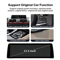 Radio para Auto con Android 14 para BMW F30/F31/F32/F36 NBT 2013-2019, Pantalla Dividida de 12.3 Pulgadas, GPS Integrado, Montaje en el Tablero, CarPlay, Estéreo