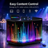 Stok di Gudang AS Layar LED Indoor untuk Booth DJ, Layar LED untuk Acara Panggung, Poster Digital LED, Panel Video Wall, Meja Booth DJ
