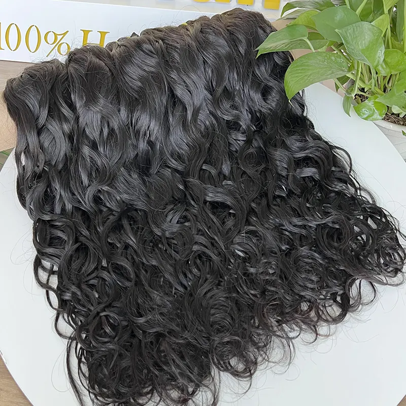 Fornitore di extension per capelli 100% capelli umani vergini 12A 15A onda d'acqua grezza vietnamita fasci di capelli